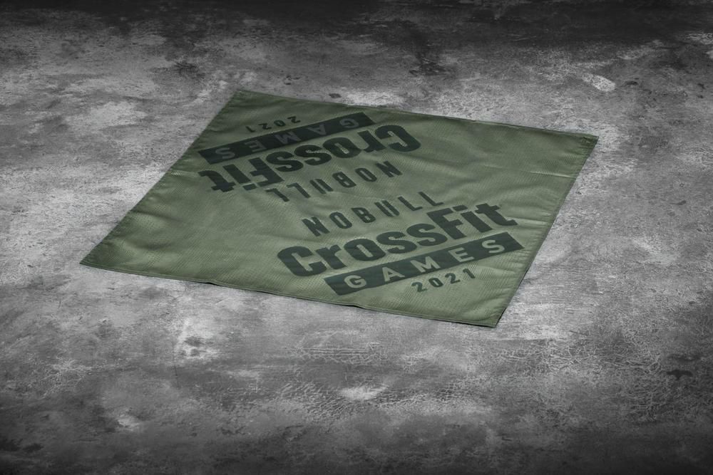 NOBULL Crossfit Games® 2021 Bandana - Yeşil Ordu Camo - Turkiye (VRH-243768)